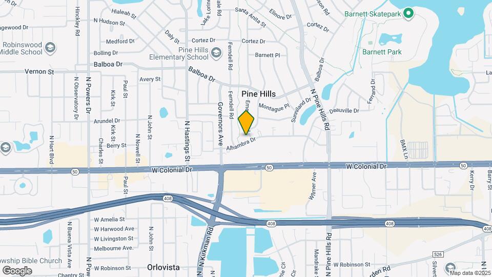 5401 Alhambra Dr Map and Location Details