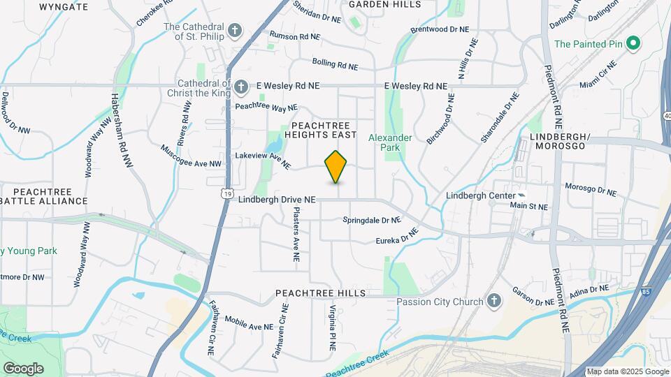 2512 Brookwood Dr NE Map and Location Details
