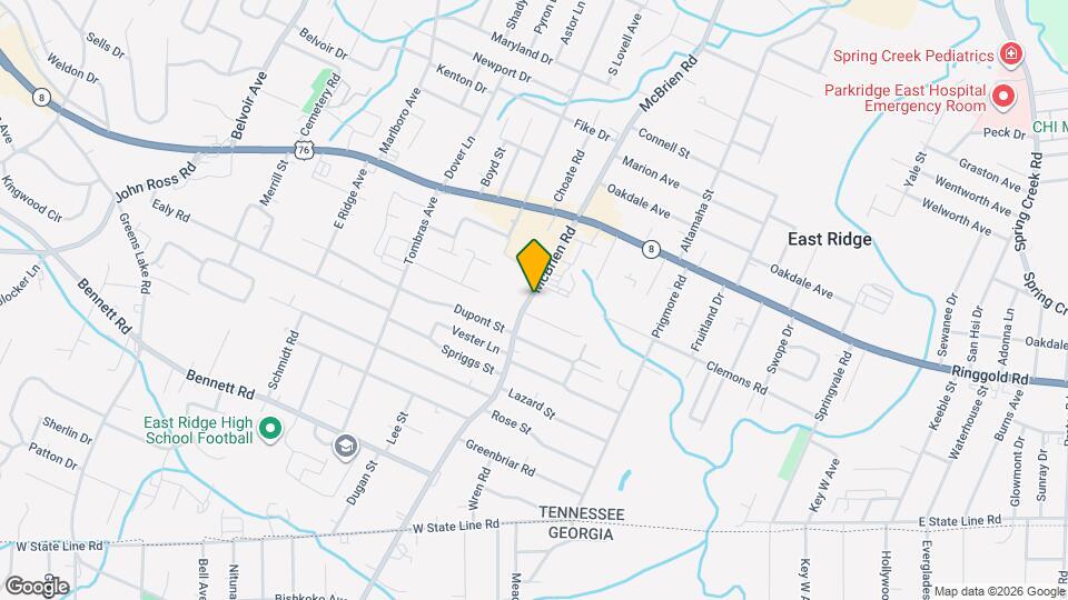 1606 McBrien Rd Map and Location Details