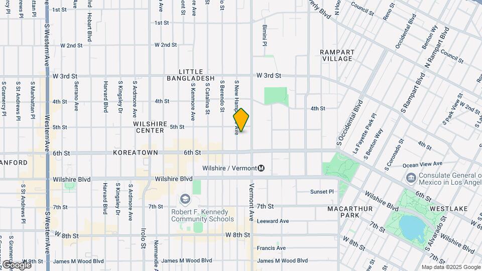 514 S New Hampshire Ave Map and Location Details