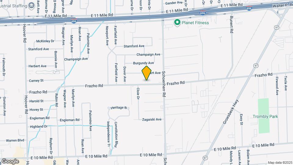 13263 Frazho Rd Map and Location Details