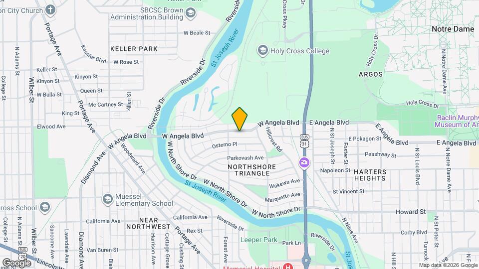 410 W Angela Blvd Map and Location Details