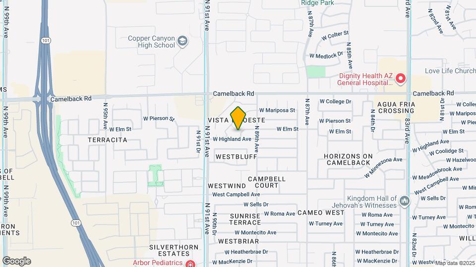 4708 N 89th Dr Map and Location Details