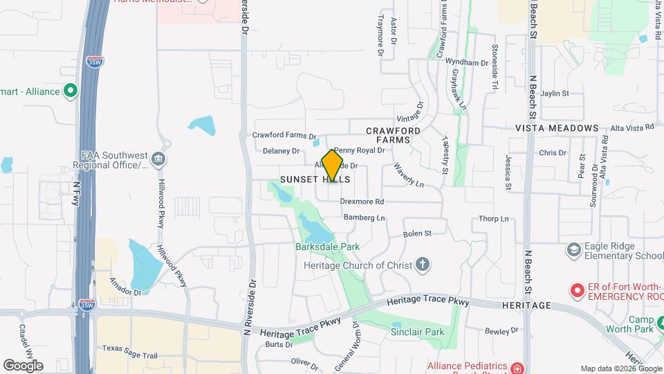 9916 Channing Rd Map and Location Details