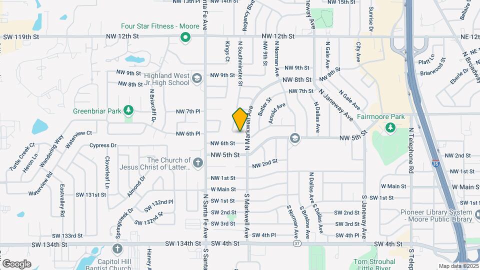 1008 NW 6th Pl Map and Location Details