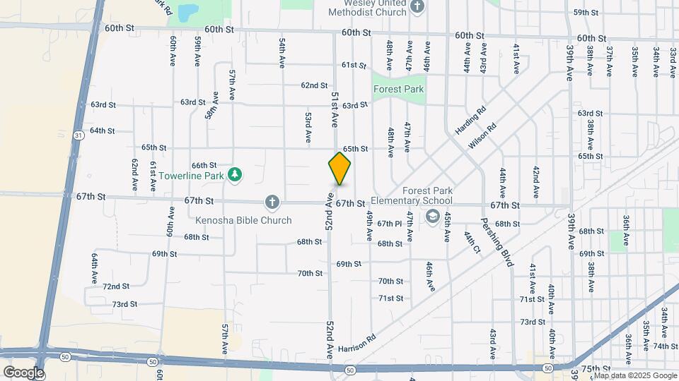 6611 51st Ave Map and Location Details
