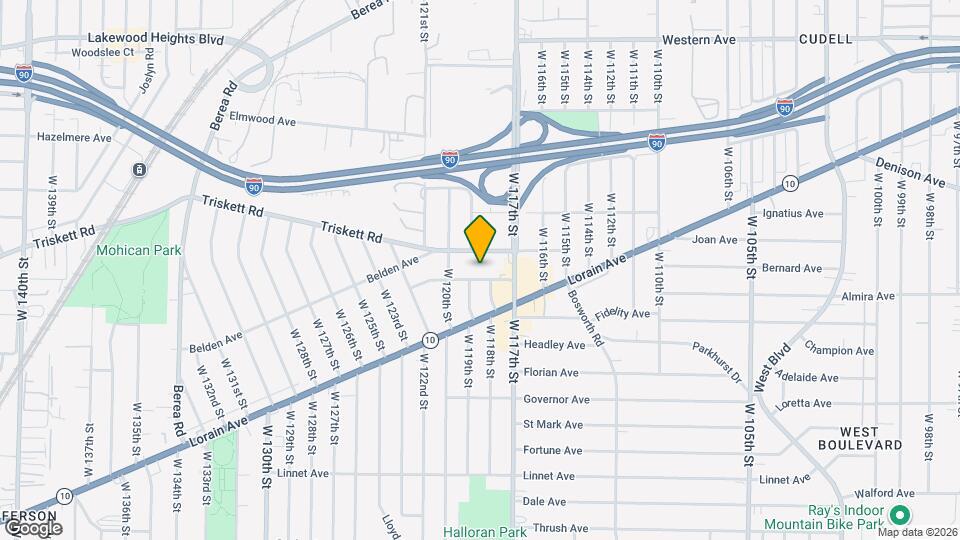 11824 Geraldine Ave, Unit Down Unit Mapa y Detalles de la Ubicación