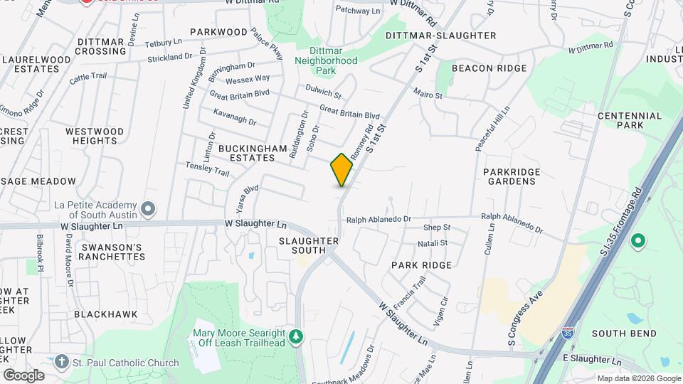 The James on South First Mapa y Detalles de la Ubicación