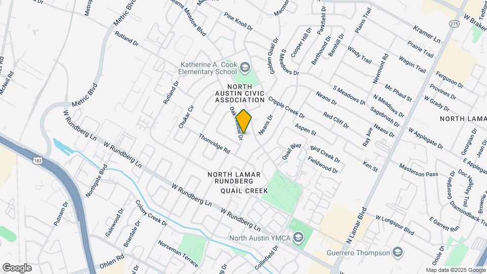 9715 Oak Hollow Dr Map and Location Details