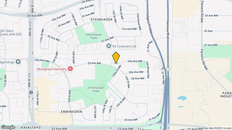 10524 29 Av NW Map and Location Details