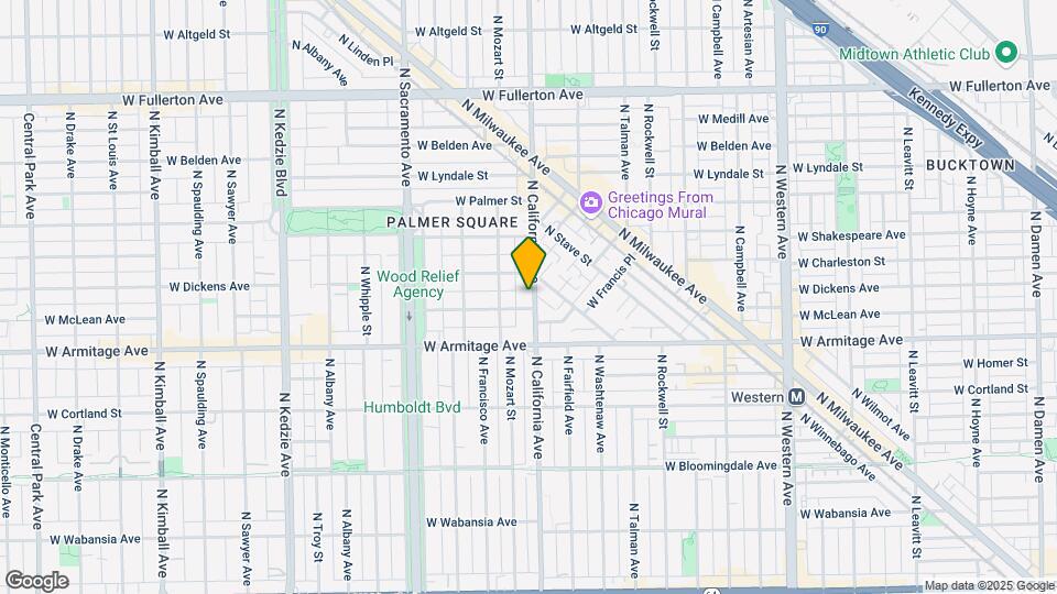 2048 N California Ave, Unit CH2 Map and Location Details