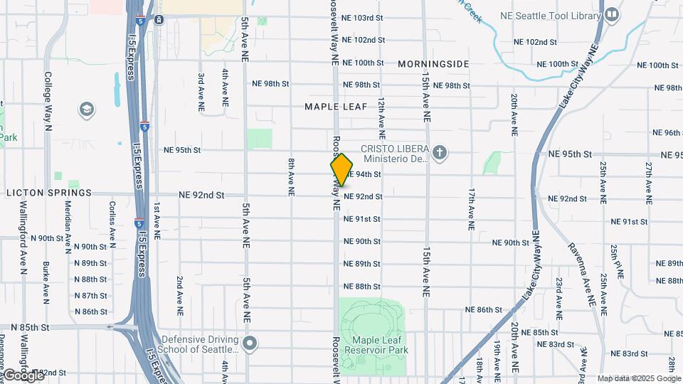9200 Roosevelt Way NE Map and Location Details