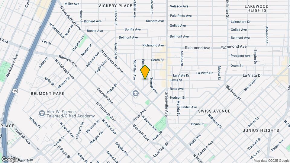1840 Euclid Ave Mapa y Detalles de la Ubicación