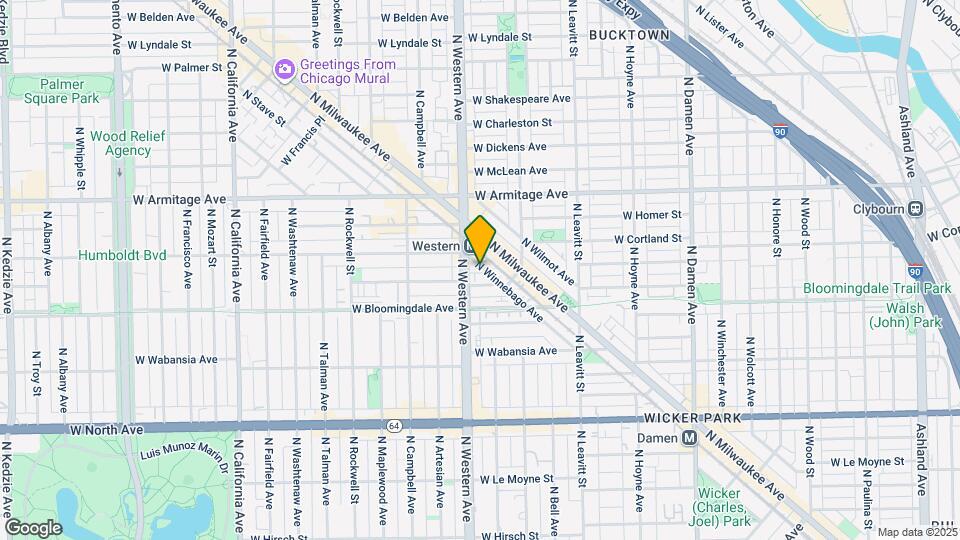 1870 N Winnebago Ave Map and Location Details