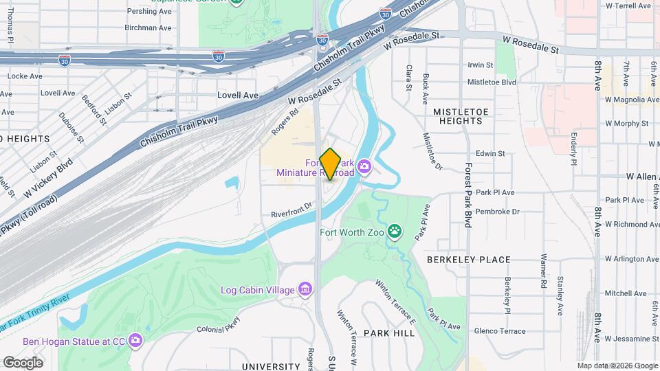 1701 S University Dr Map and Location Details