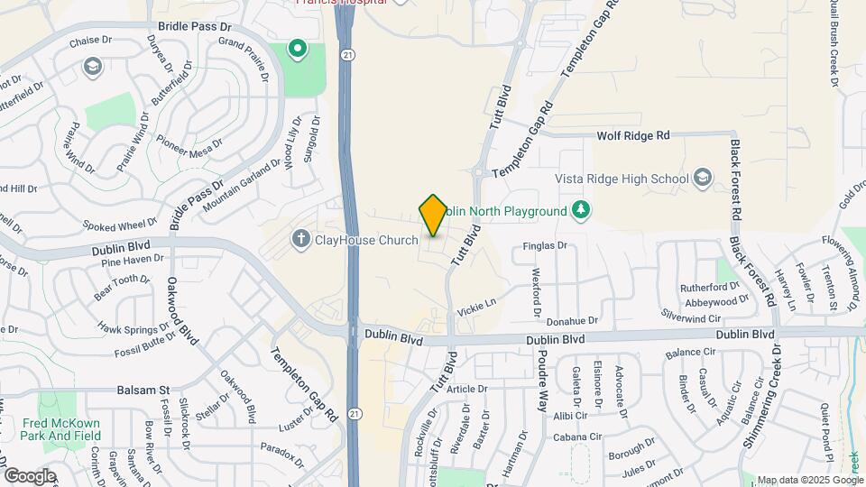 6703 Lily Mountain Ln Map and Location Details