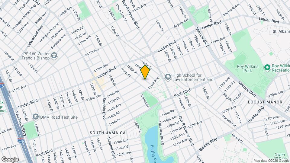 115-32 158th St Map and Location Details