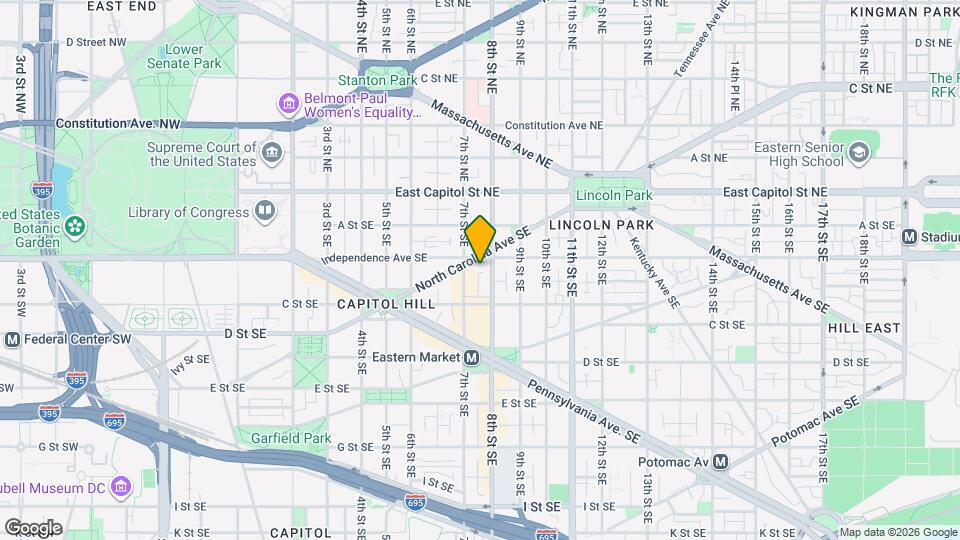 713 North Carolina Ave SE, Unit SI ID430P Mapa y Detalles de la Ubicación