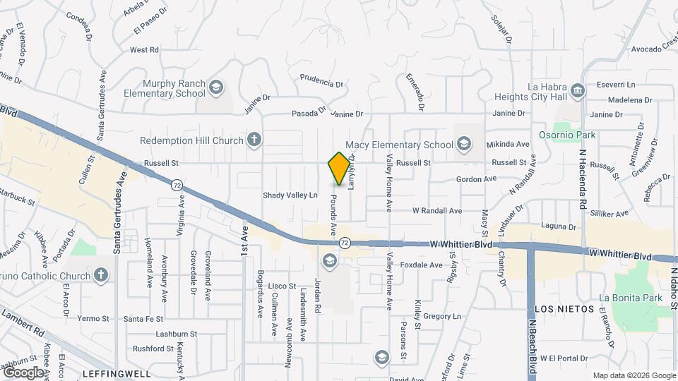 10346 Pounds Ave, Unit Pounds-ADU Mapa y Detalles de la Ubicación