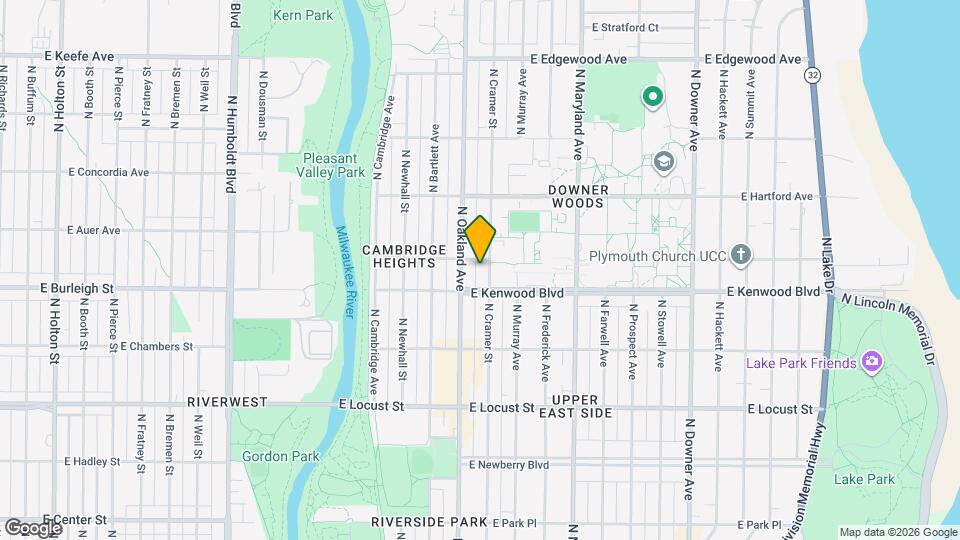 3127 N Cramer St Map and Location Details