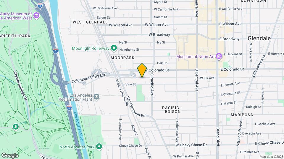 532 W Elk Ave Map and Location Details