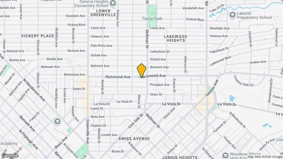6028 Richmond Ave Map and Location Details