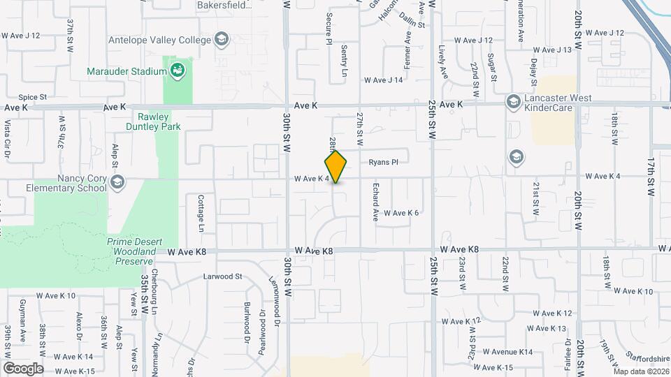 43350 28th St W Map and Location Details