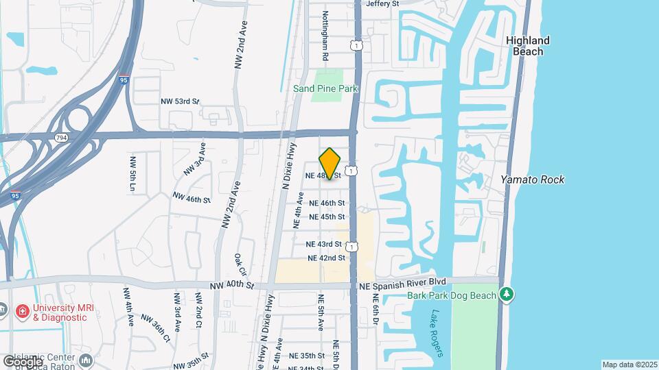 523 NE 47th St Map and Location Details
