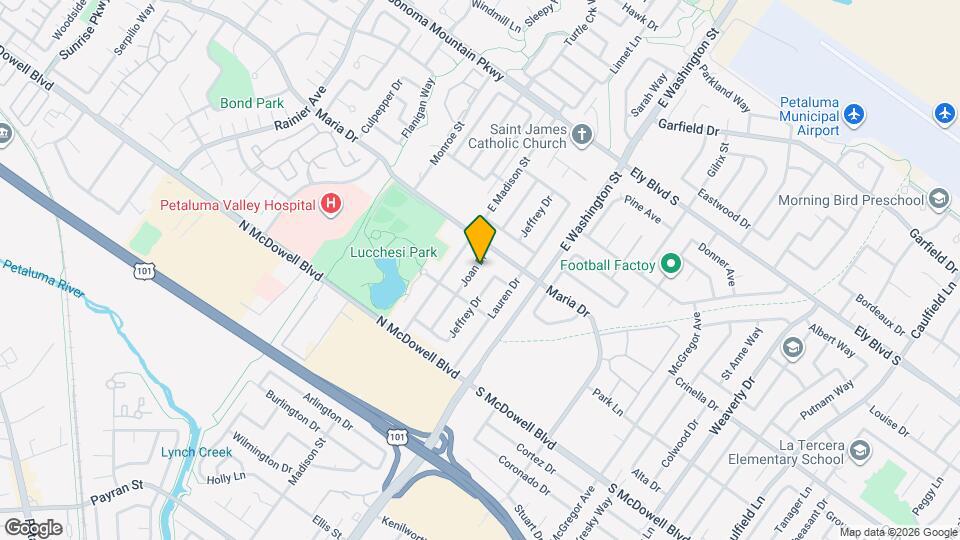 1520 Joan Dr Map and Location Details