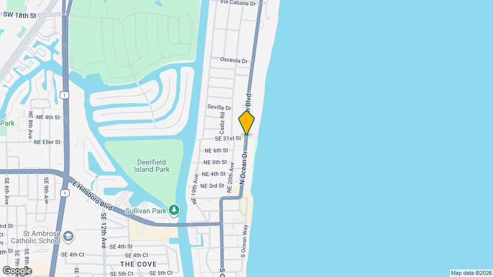 5610 S Ocean Blvd Map and Location Details