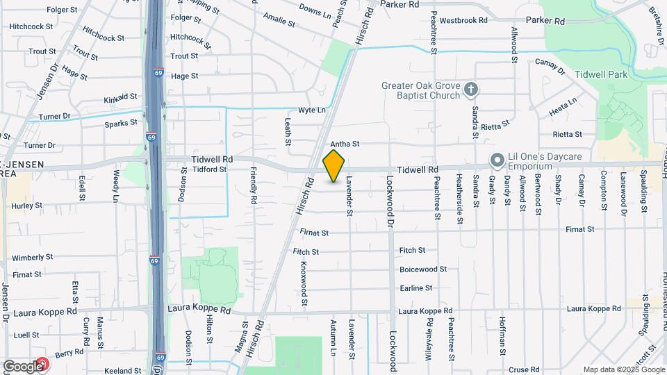 4613 Ireland St Map and Location Details