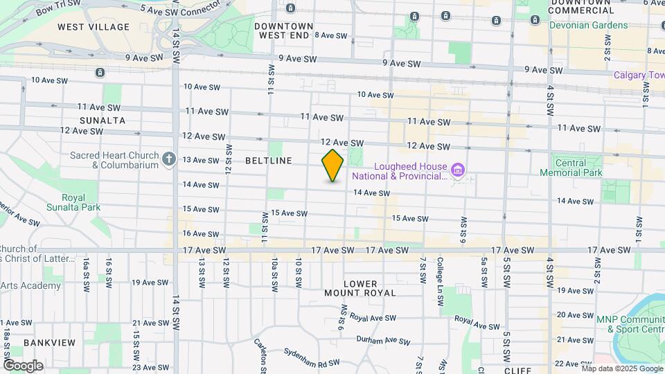 1014 14 Av SW Map and Location Details