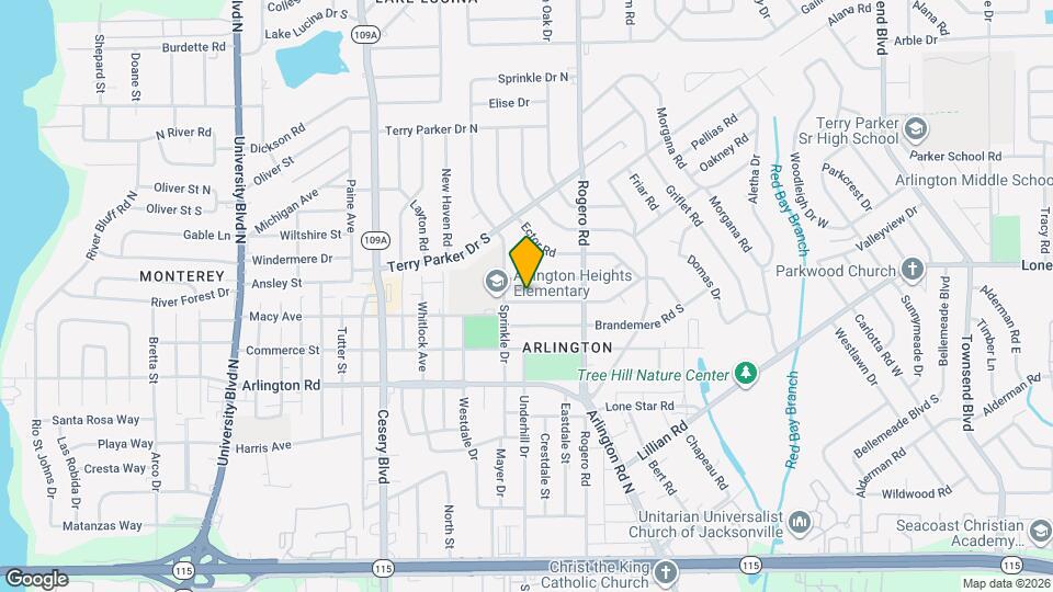 6535 Brandemere Rd N Map and Location Details