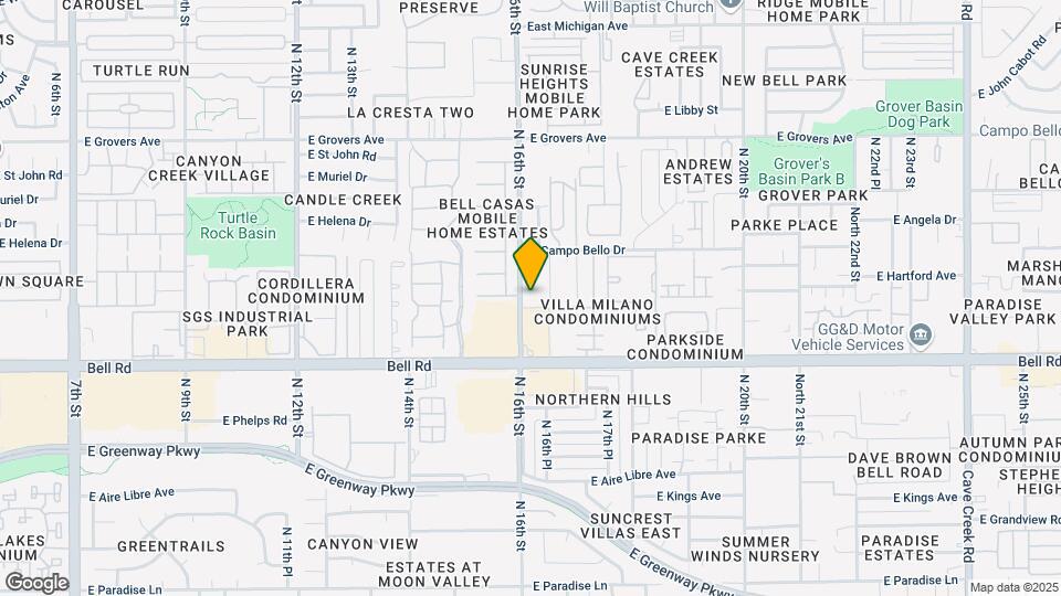 17201-17243 N 16th St Mapa y Detalles de la Ubicación