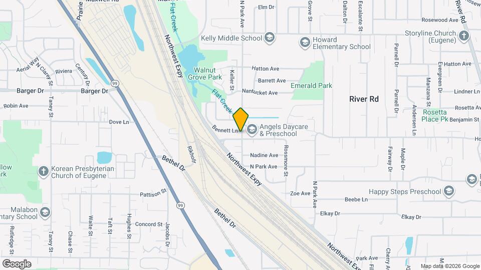 1246 N Park Ave Map and Location Details