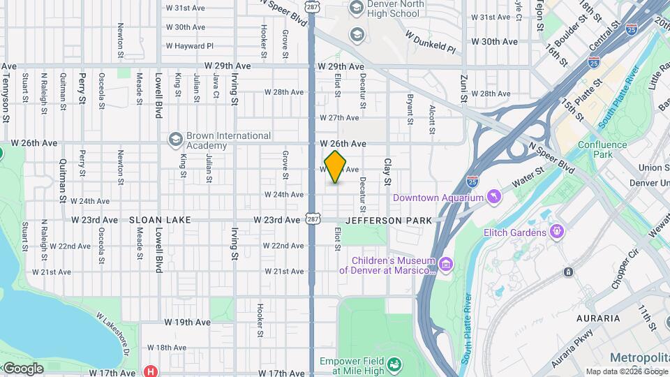 2405 Eliot St Map and Location Details