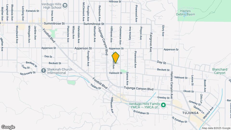 10140 Hillhaven Ave Mapa y Detalles de la Ubicación