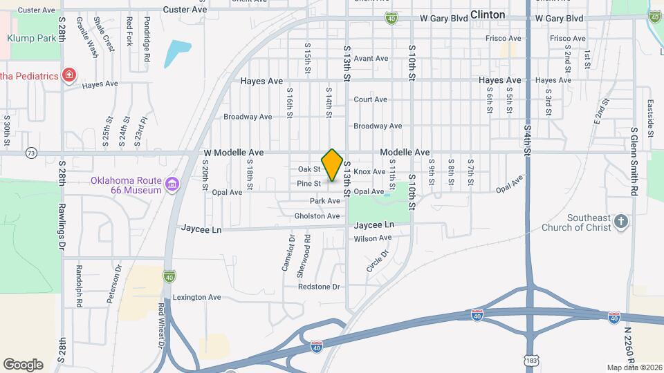 629 S 14th St Map and Location Details