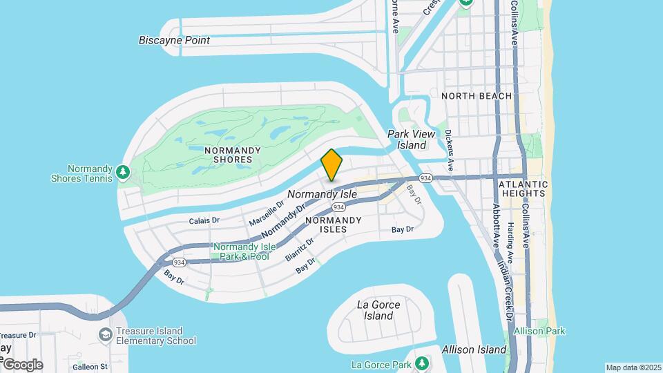 1241 Normandy Dr Mapa y Detalles de la Ubicación