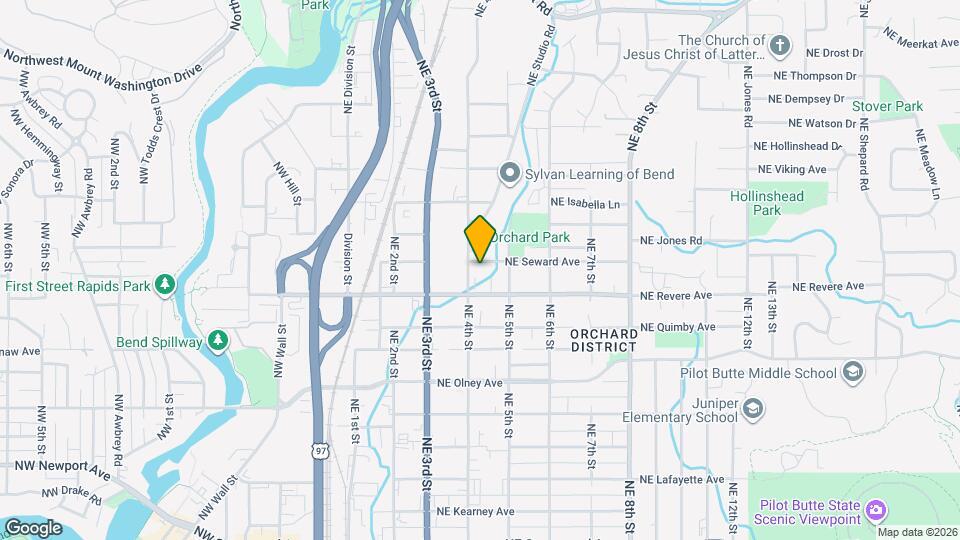 421 NE Seward Ave Map and Location Details