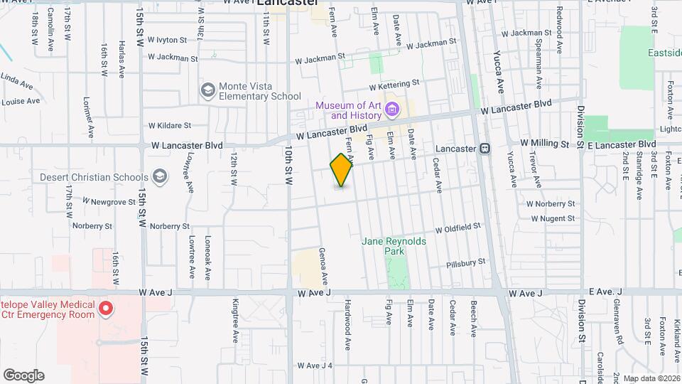 44720 Gadsden Ave, Unit A3 Mapa y Detalles de la Ubicación