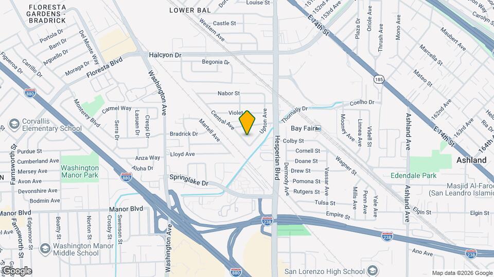 15310 Central Ave Map and Location Details