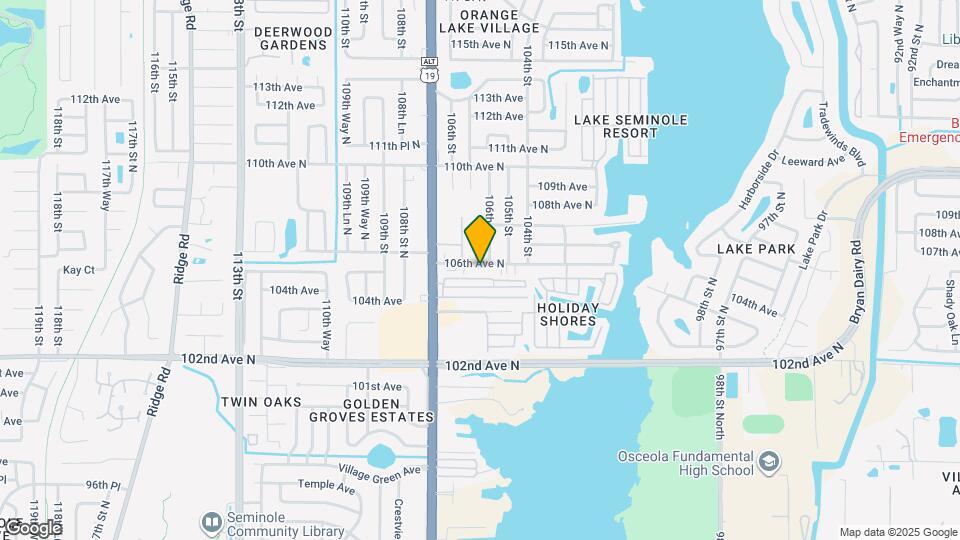 10546 106th Ave N Map and Location Details