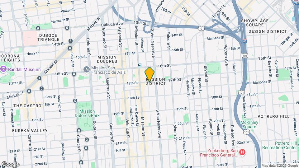 3239 17th St Map and Location Details