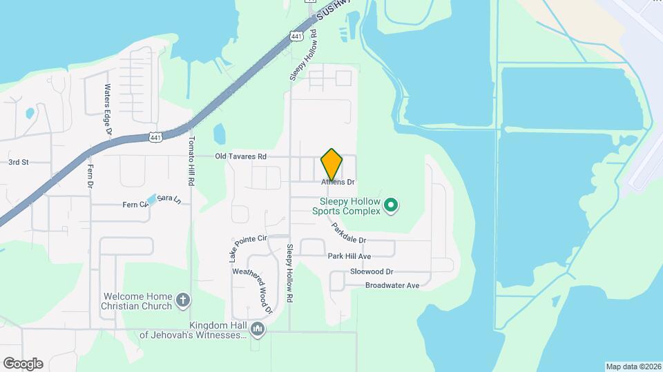 2701 Athens Dr Map and Location Details