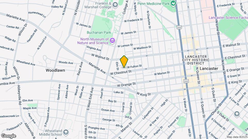613 W Chestnut St, Unit 2 Map and Location Details