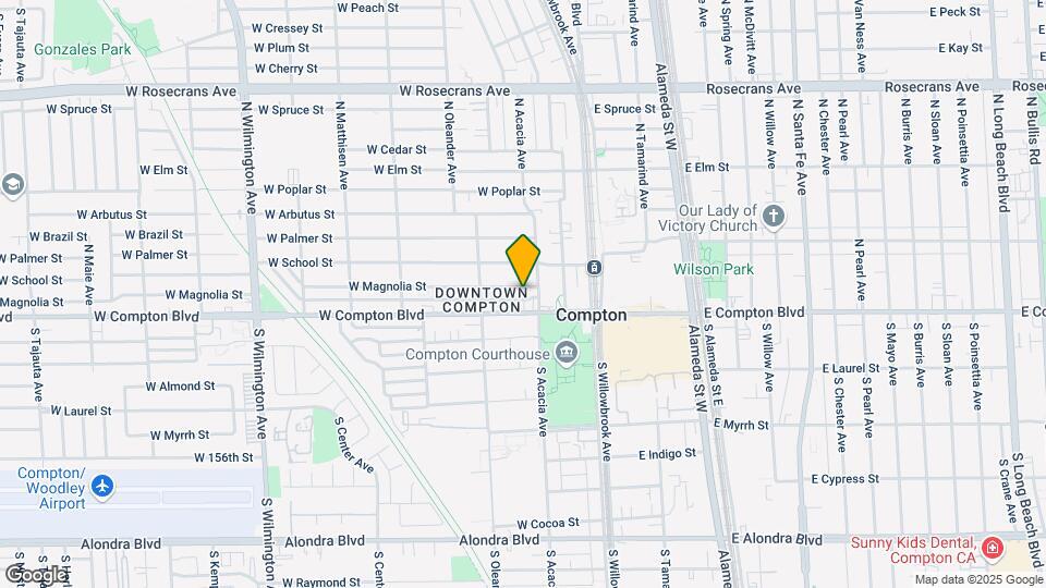310 W Magnolia St Map and Location Details