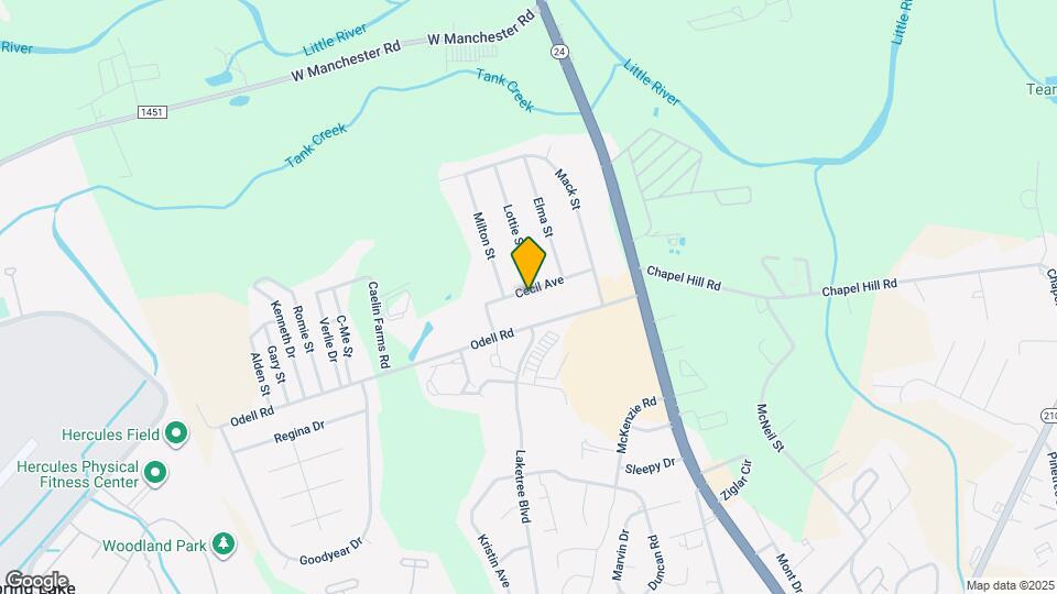 217 Cecil Ave Map and Location Details