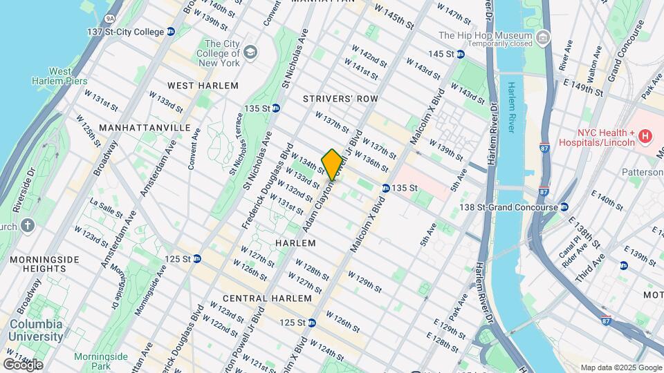2267 Adam Clayton Powell Jr Blvd Map and Location Details