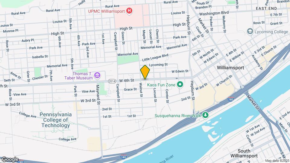 629 W 4th St Mapa y Detalles de la Ubicación